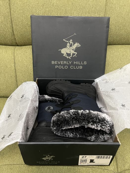 Cizme de Zapada Imblanite Polo Club Copii-Nr 27