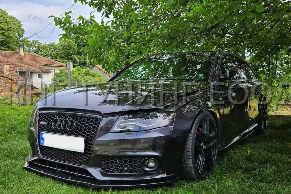 Преден лип спойлер за ауди а4 б8 б8.5 / audi a4 b8 b8.5 lip spoiler