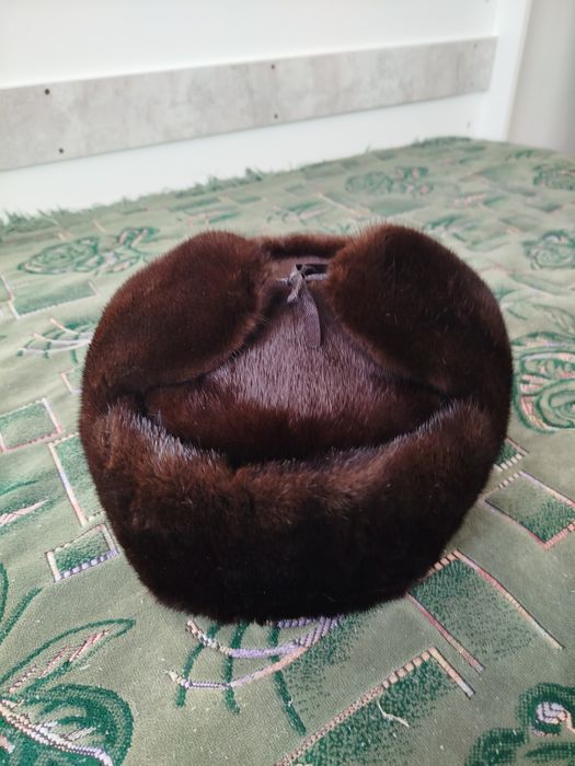 Норковая шапка ушанка