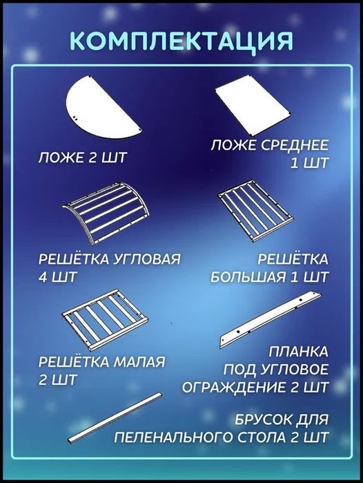 Детская кроватка трансформер