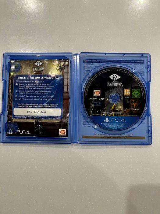 Диск little nightmares  На ps4/ps5