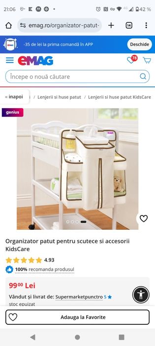 Organizator patut bebe