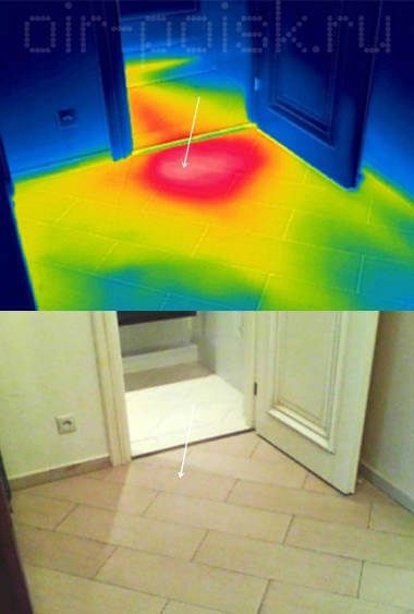 Услуга тепловизор и найти утечки тёплый пол  teshik topamza tepliy pol