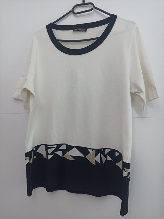 Дамска качествена блуза с къс ръкав XXXL