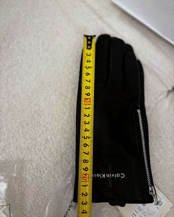 Ръкавици Calin Klein sculpted leather gloves