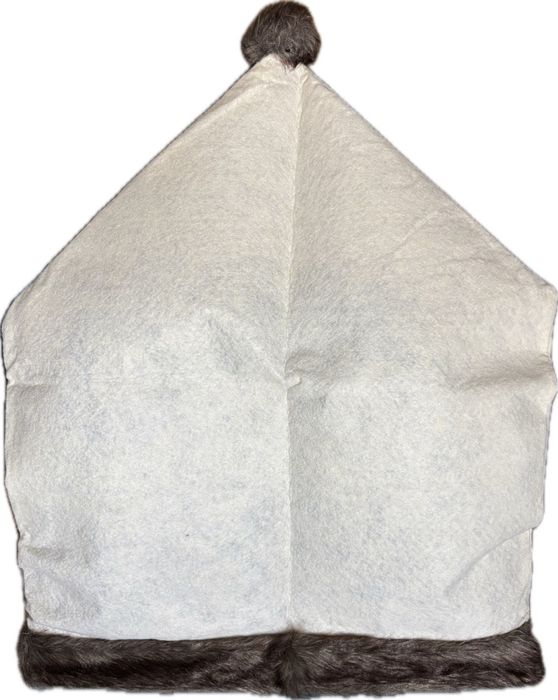 Set 8 huse scaune Craciun, maro, 47x60cm, material moale si durabil