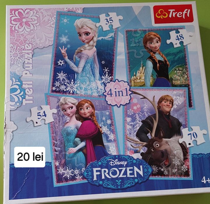 Lot 3 cutii puzzle