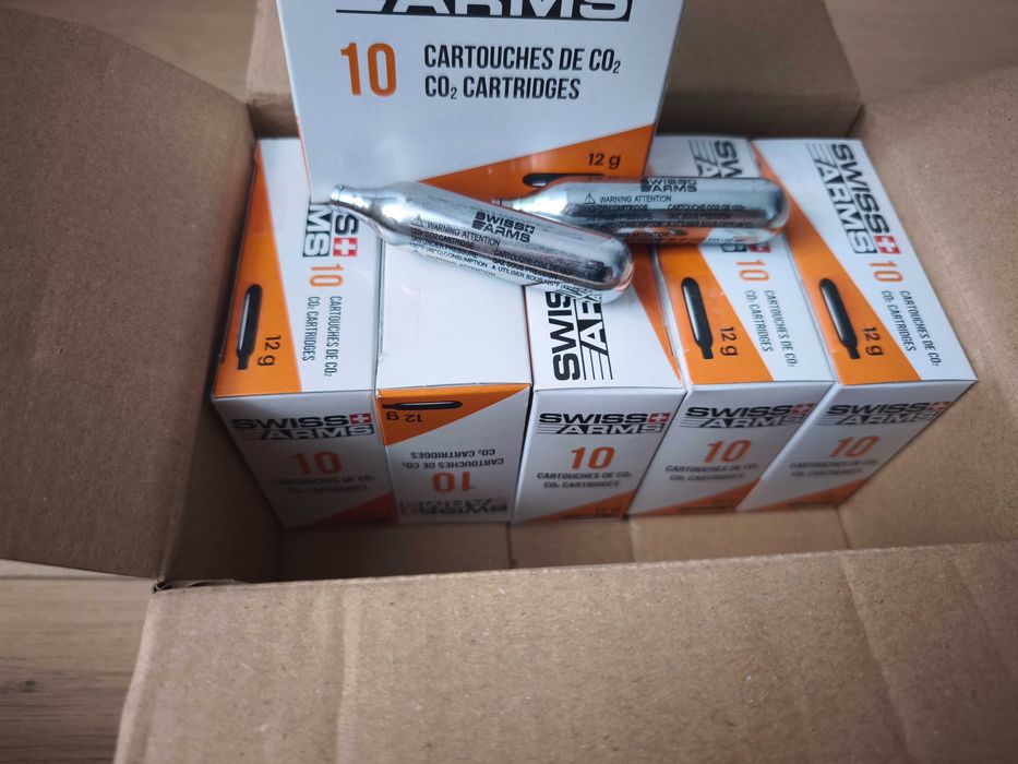 Swiss Arms CO2 Capsule Rezerve cutie 10 bucăți Cybergun KWC KJW