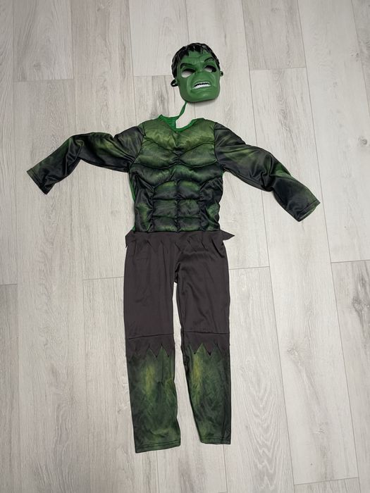 Hulk Verde Costum Carnaval  cu Masca