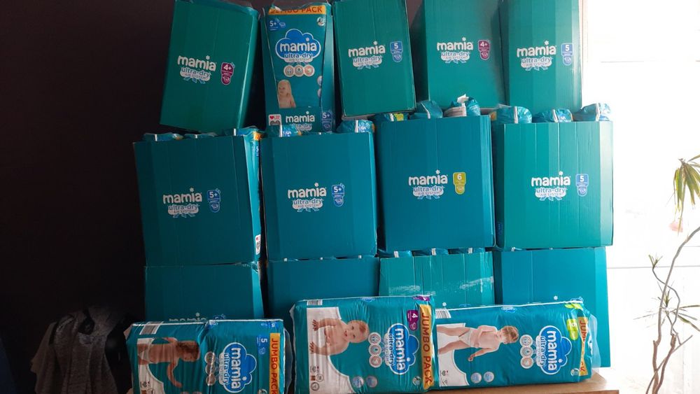 Памперси мамиа, внос от Англия.