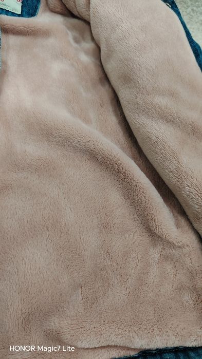 Geacă denim îmblănită 9-10 anisori