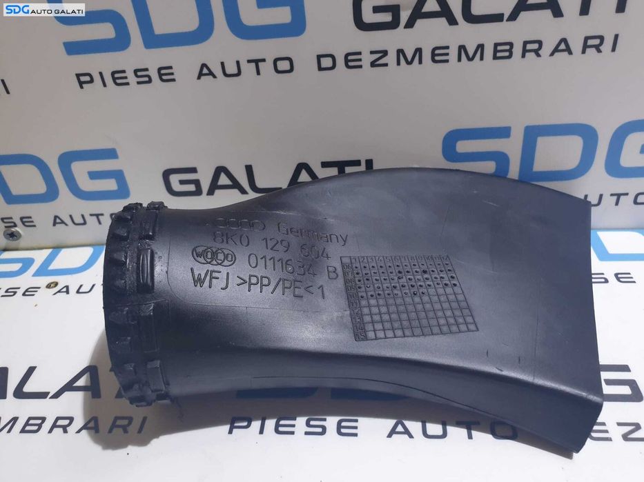 Furtun Conducta Tub Tubulatura Admisie Filtru Aer Audi A4 B8 3.0 TDI CAPA CCWA CCWB CCLA CMUA CGWC CGXC CTUB CDUC CLAB CKVB CKVC 2008 - 2015 Cod 8K0129604 [D0926]