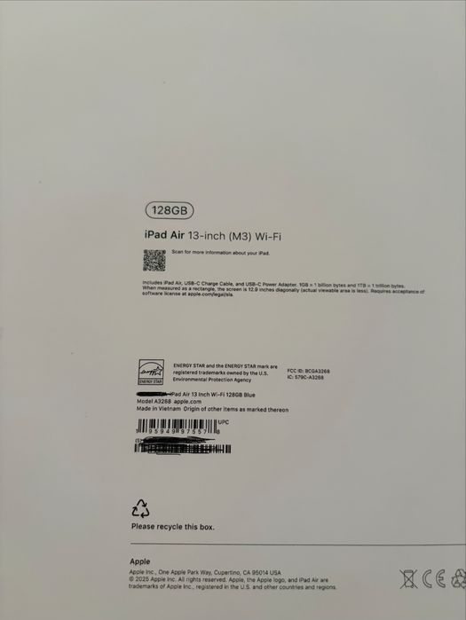 Новый ipad air 13 дюймов