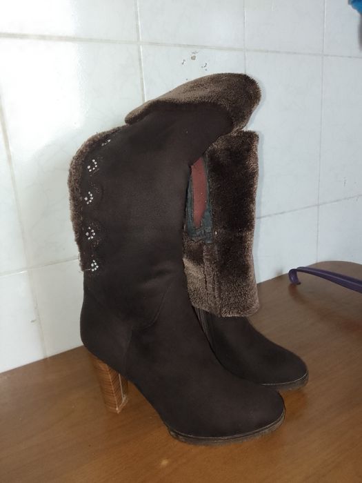 Сапоги женские утеплённые