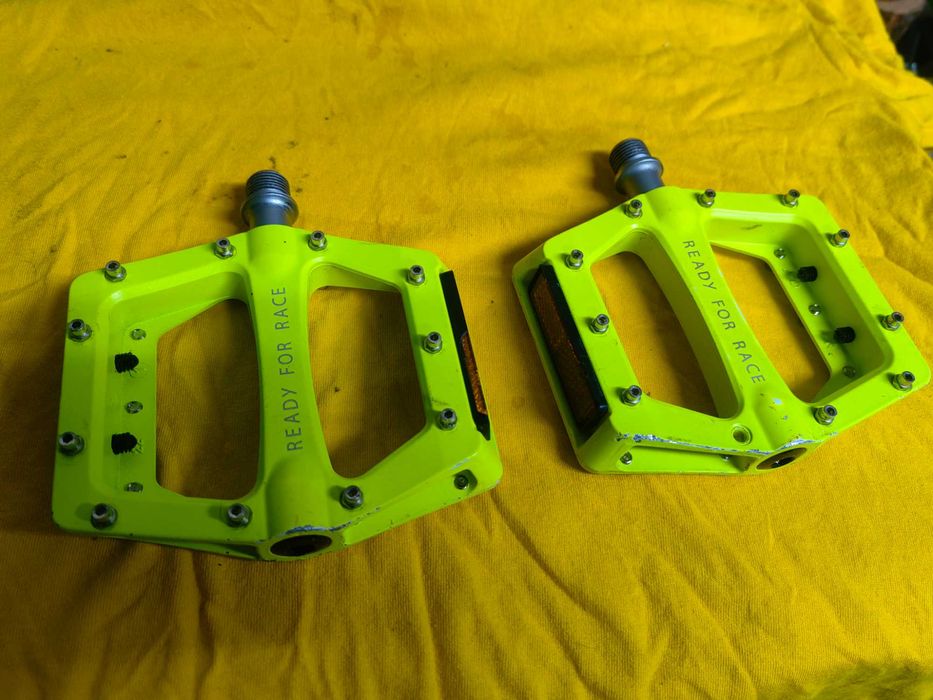 Педали платформени CUBE RFR FLAT RACE Neon yellow