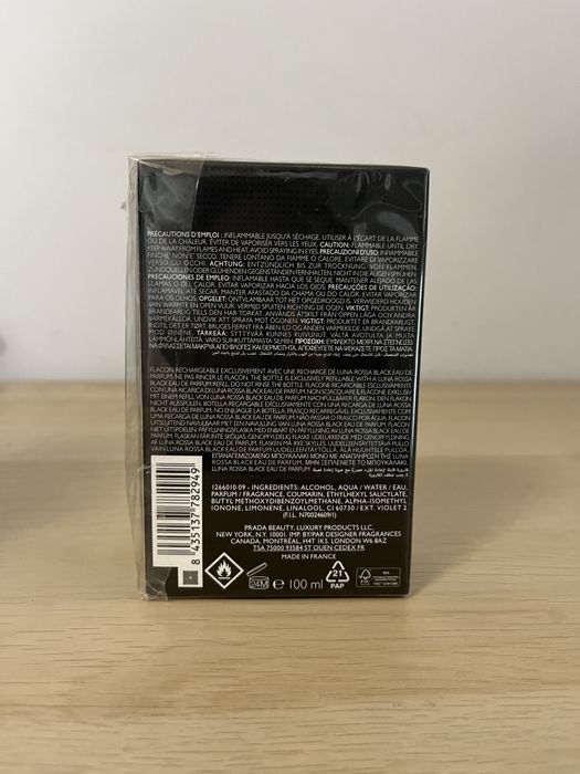 Рядък Prada Luna Rossa Black 100ml + ПОДАРЪК Hugo Boss 125ml