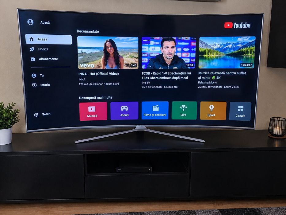 140 Cm CURBAT Samsung SMART. Ue55k6379su. Am și Alte Modele Mărci Mărimi Disponibile.