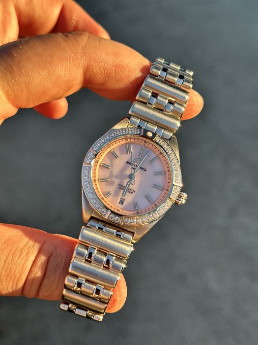 Breitling Chronomat Dial Roze 36,mm