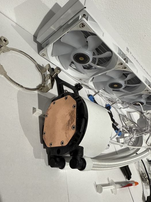 Cooler CPU Lichid Thermalright Frozen Notte 360 ​​White ARGB AMD Intel