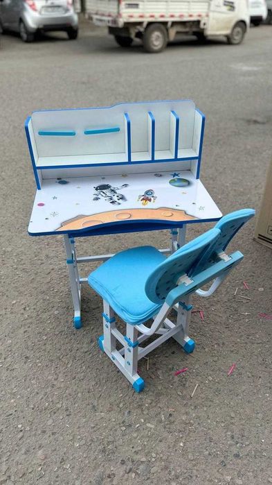 Детская парта+стул. Bolalar uchun parta + stul.