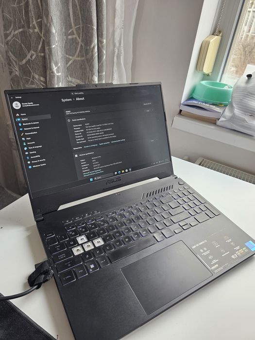 Laptop Gaming i7 Gen 12 , Asus TuF F15
