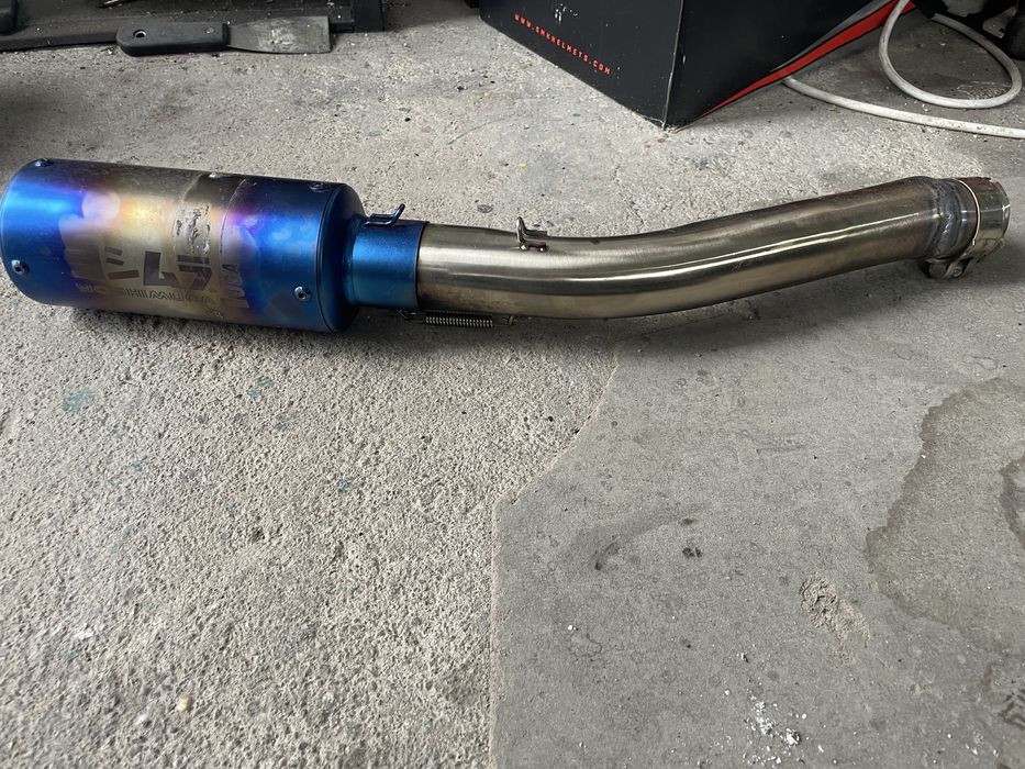 toba yoshimura 50mm + parbriz iridium honda cbr 600 F4 + casca