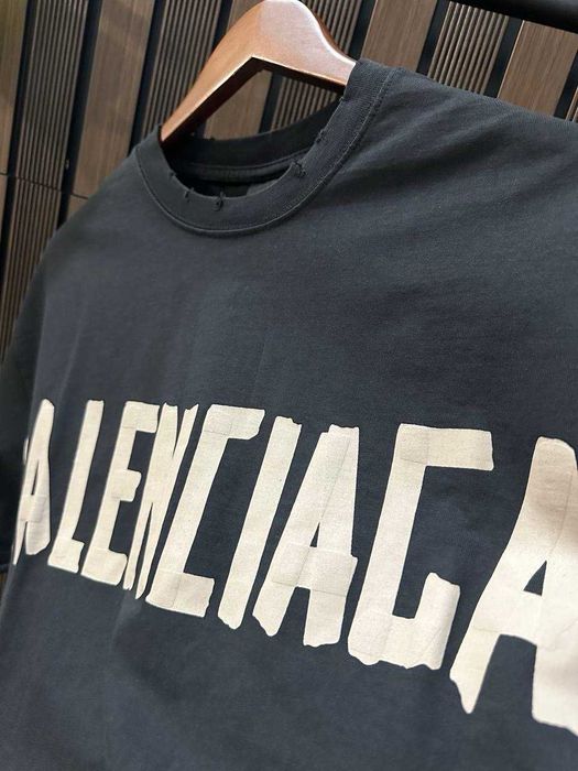 Тениска Balenciaga (варен памук)