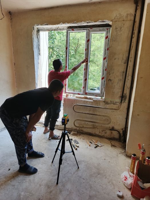 Комната в бывшем общежитии.