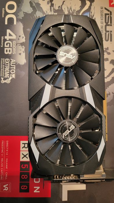 Видеокарта ASUS RX 580 4G