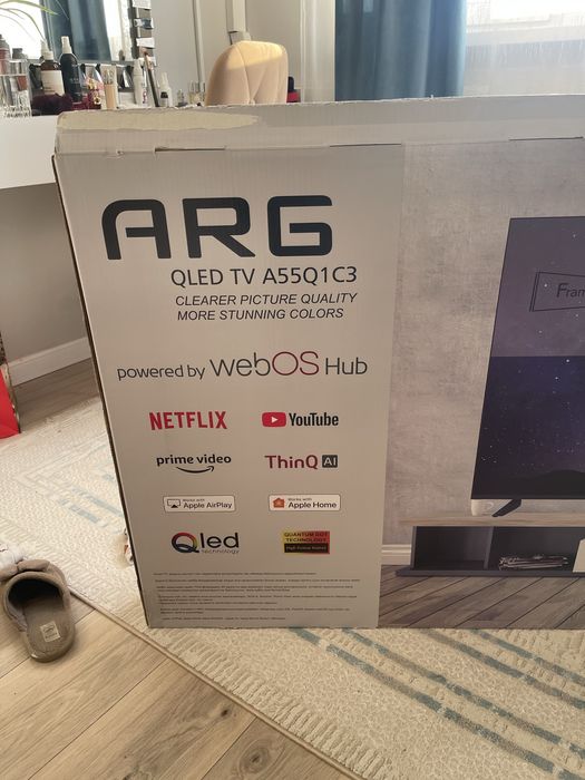 Телевизор 55” QLED 4K Smart TV (140 см)