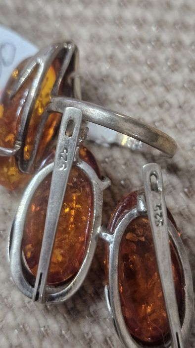 Серьги серебро Калиненград 925 проба новые