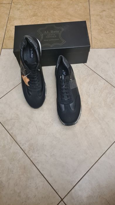 Кроссовки кожаные Alben,новые