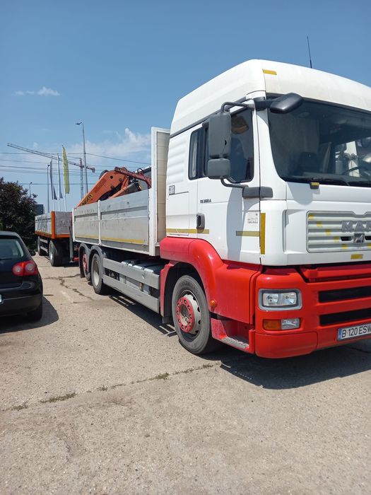 Camion MAN cu macara - Palfinger PK18500