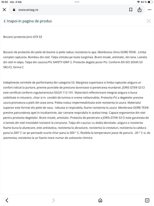 Bocanci Elten Joris GTX