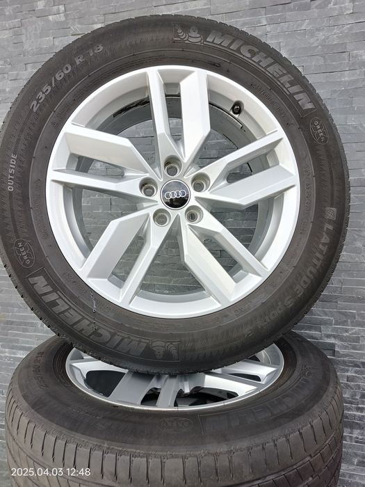 Jante originale Audi Q5 "18, anvelope Michelin 235 60 R18