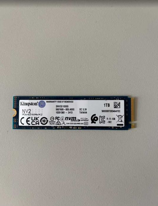 SSD NVMe M2 1Tb Kingston 2280