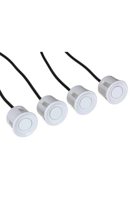 Парктроник с бели датчици, 4бр, бял