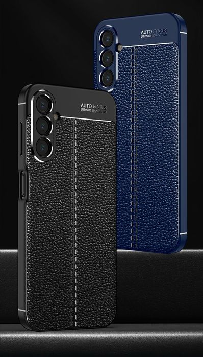 Samsung Galaxy A55 A35 A25 A15 A54 A34 A14/Лукс кейс гръб кожена шарка