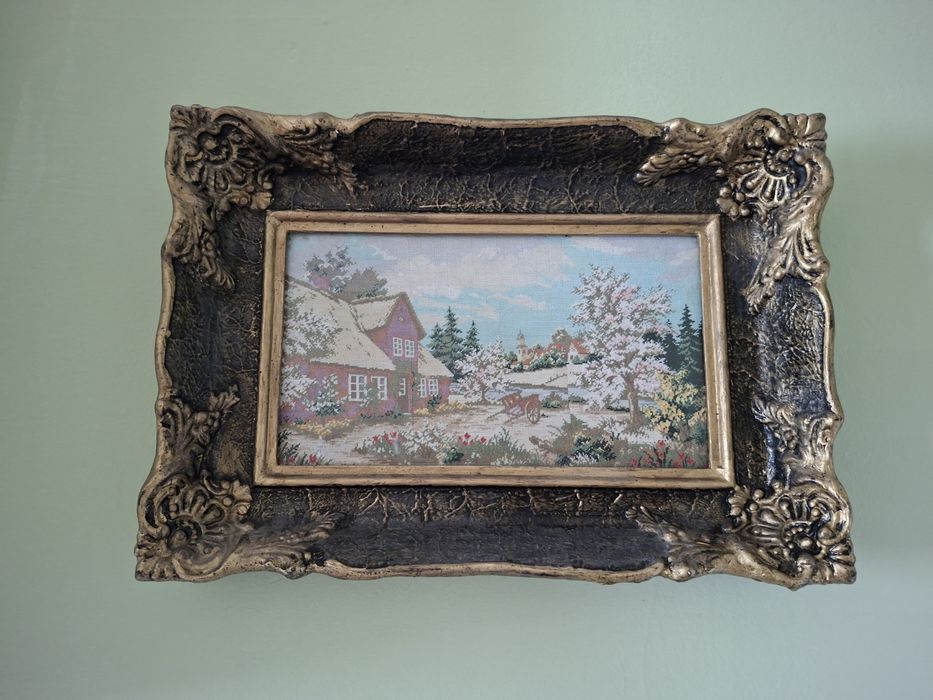 Goblen " primavara " vintage