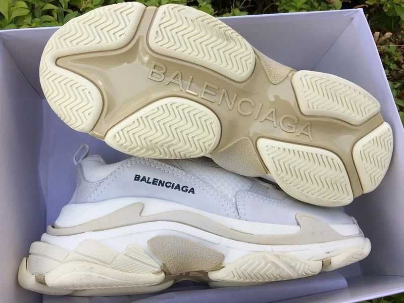 Balenciaga Triple S - Dark Green/Tan/Dark Grey