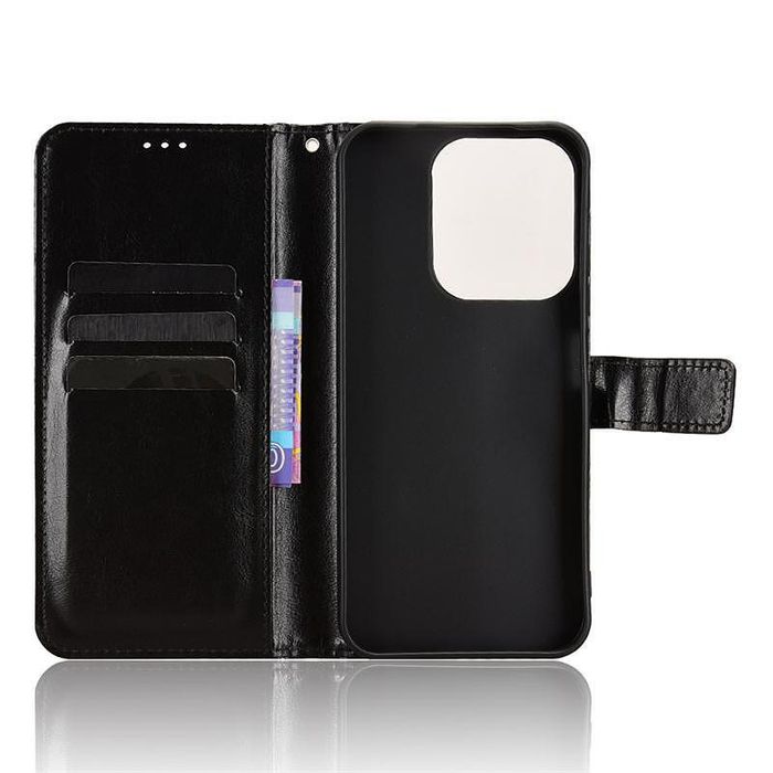 Кожен калъф тип тефтер за xiaomi redmi 15c