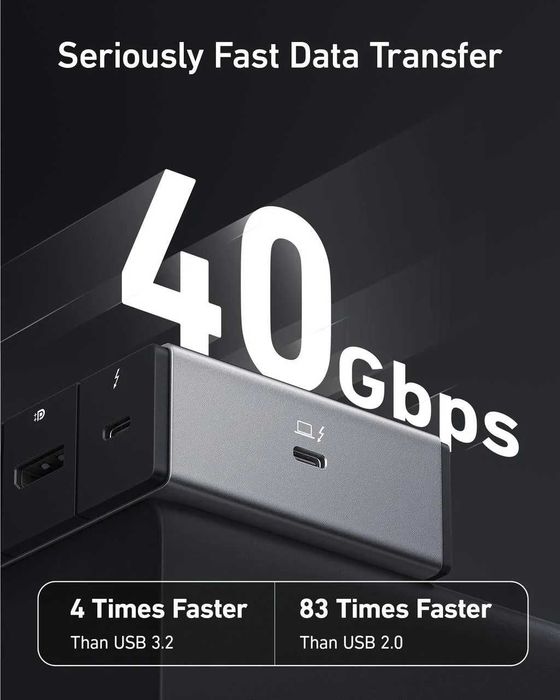 Anker 778 Thunderbolt Docking Station (12-in-1, Thunderbolt 4) | NOU - sigilat