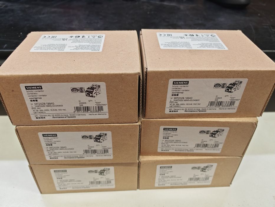 Contactor Siemens 38A 400V 3Pol 3RT2028-1BB40