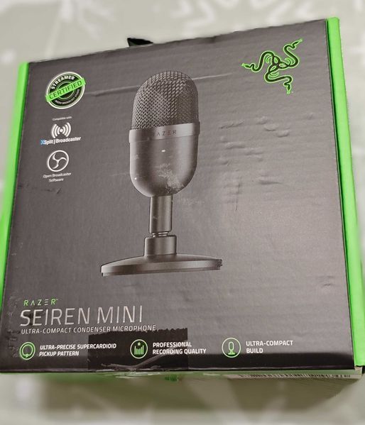 Микрофон Gaming Razer Seiren Mini, Черен