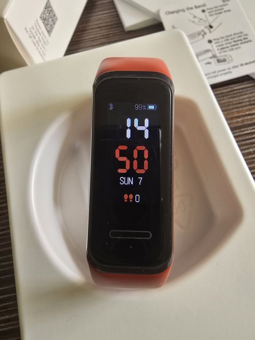 Смарт часовник Huawei Band 4 Sport Band, Sunrise Amber