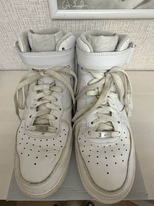 Nike Air Force 1 Mid ’07 Белые Оригинал