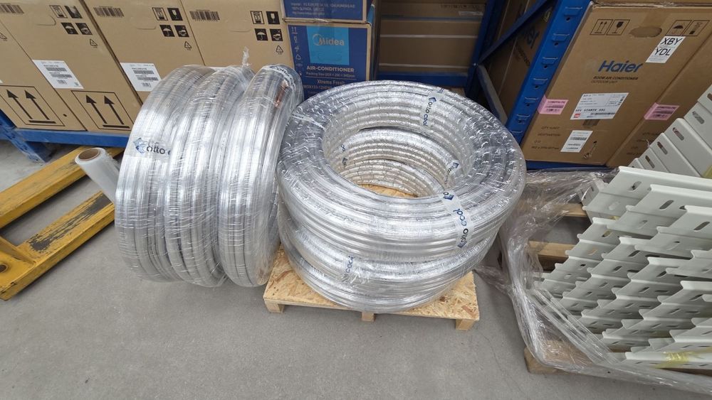 Медна тръба с изолация 1/4"х0.80 (ф6.35), на руло 50m