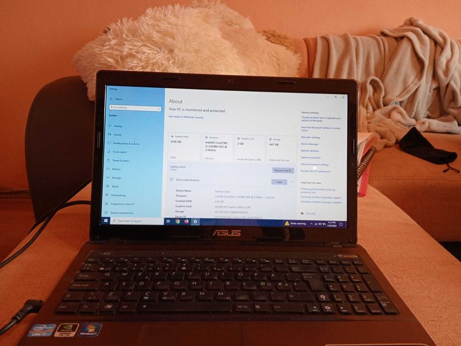Laptop Asus K53S