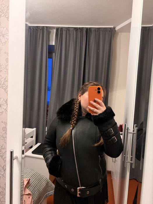 Натуральная дублёнка Donna Ruta (кожа 100%)