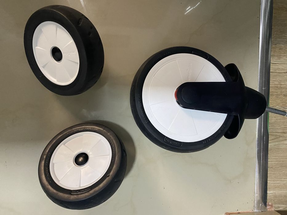 Componente roti alb/ gri tricicleta Smartrike